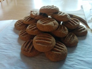 Ginger Cookies Plate